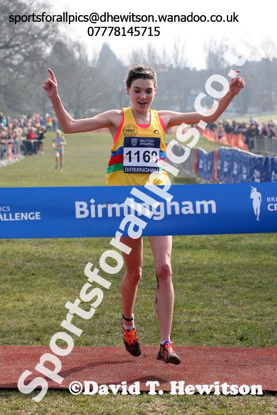 Senior womens 2016 Inter Counties Cross Country Champs. and Cross Challenge Final, Cofton Park, Birmingham. Photo: David T. Hewitson/Sports for All Pics